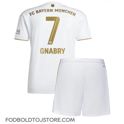 Bayern Munich Serge Gnabry #7 Udebanesæt Børn 2022-23 Kortærmet (+ Korte bukser)